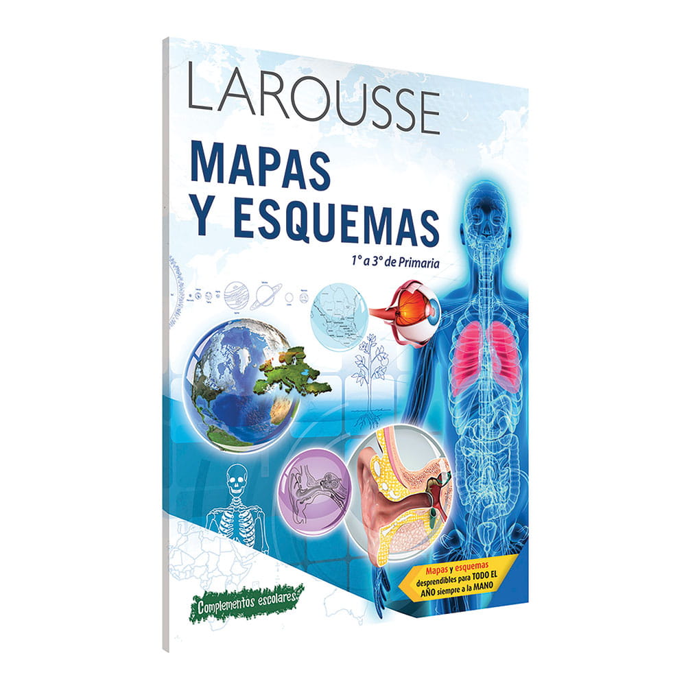 Libro de Tareas Mapas y Esquemas 1° a 3° Editorial Larousse