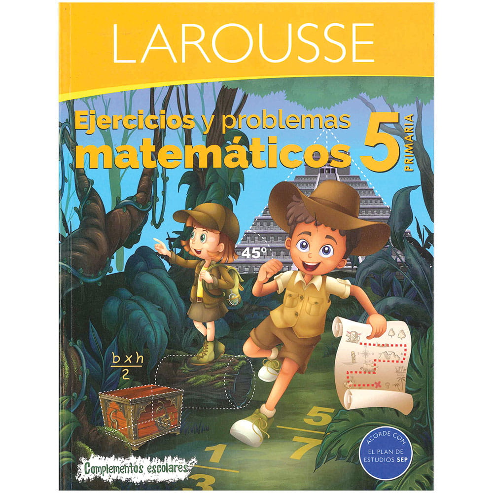 Libro de Ejercicios Matemáticas 5° de Primaria con 148 Páginas Editorial Larousse