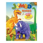 Libro para Iluminar Jumbo Dinos 224 Páginas Editorial Mega