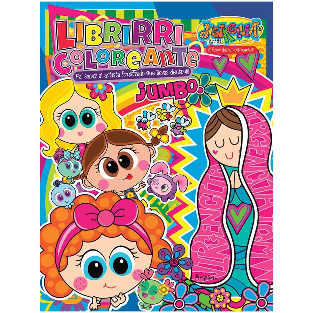 Libro para Iluminar Jumbo Distroller con 224 Páginas Larousse 6580