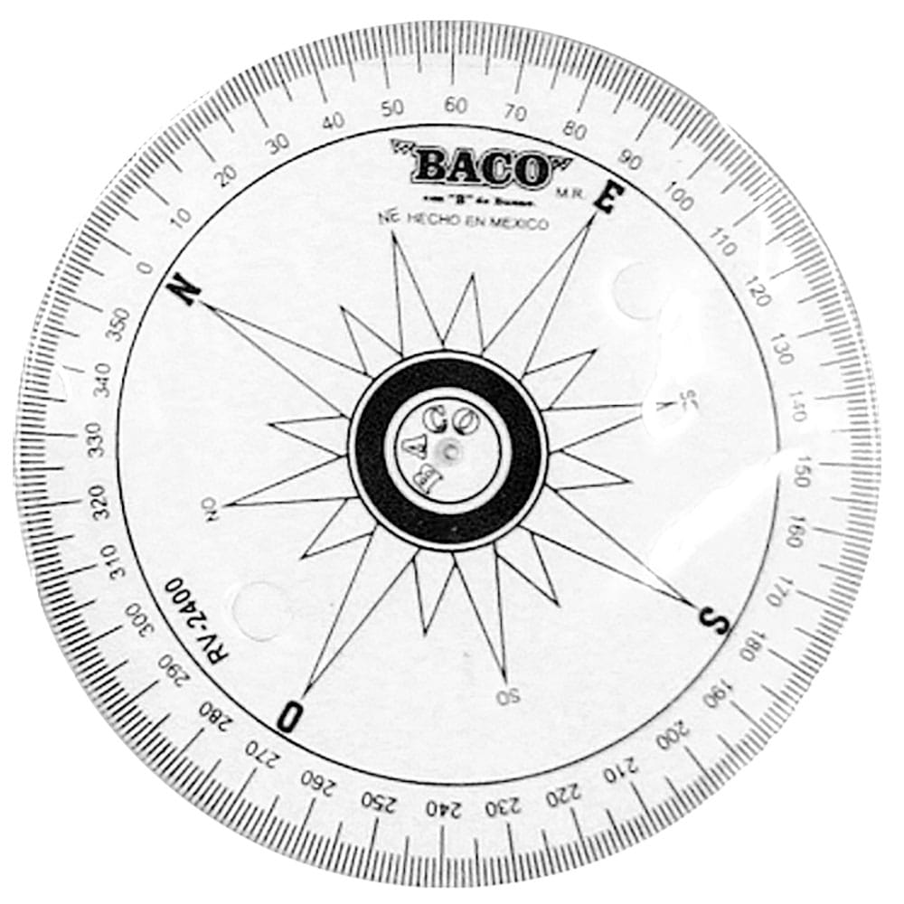 Rosa de Los Vientos de 9.5 cm Rv-2400 Bolsa Baco