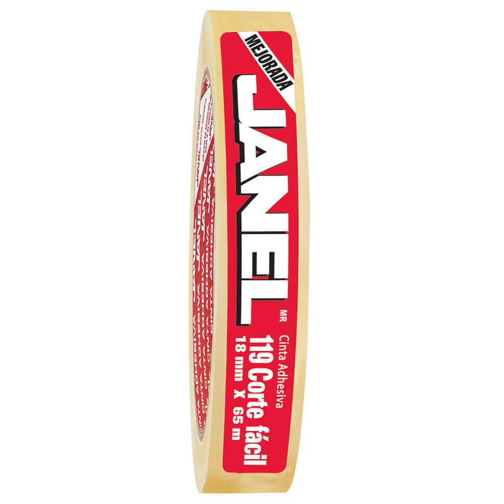 Cinta Adhesiva Transparente T119 de .18 x 65 m Janel