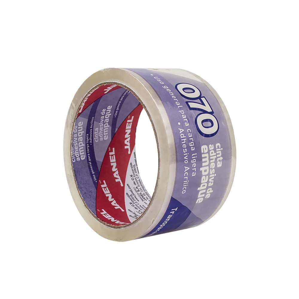 Cinta Adhesiva Transparente para Empaque de .48 x 50 m Janel