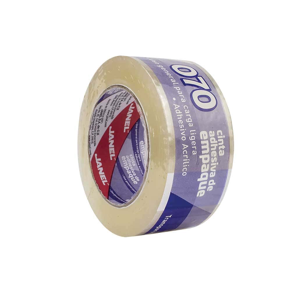 Cinta Adhesiva Transparente para Empaque de .48 x 150 m Janel