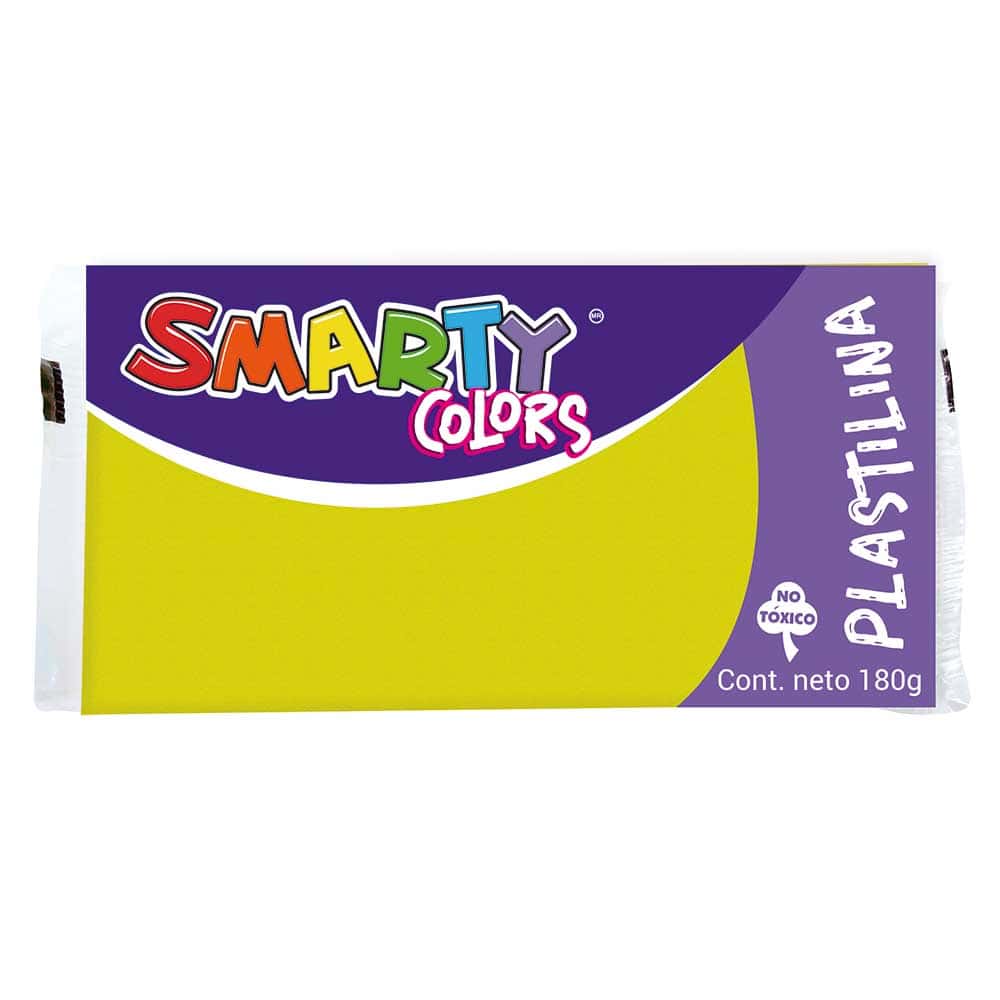 Plastilina Marqueta 180 g Amarillo Smarty