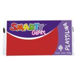 Plastilina Marqueta 180 g Rojo Smarty