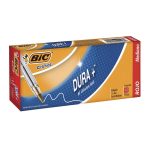 Bolígrafo Punto Mediano Stick Rojo Caja con 12 Piezas Bic Dura + Bic