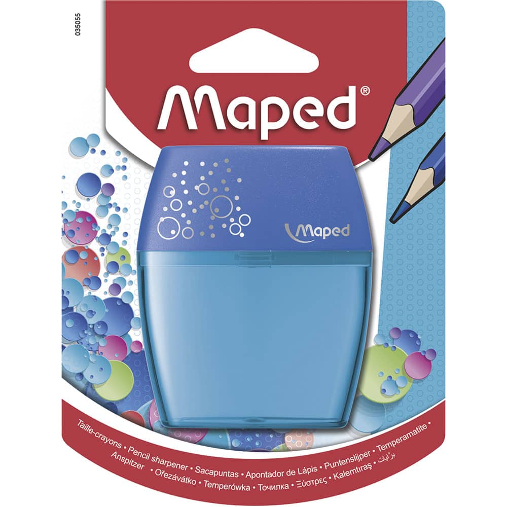 Sacapuntas de Plástico con Depósito Shakdu 63475 Blíster Maped