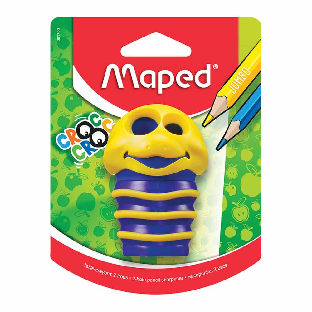 Sacapuntas de Plástico con Depósito Croc Croc Blíster Maped
