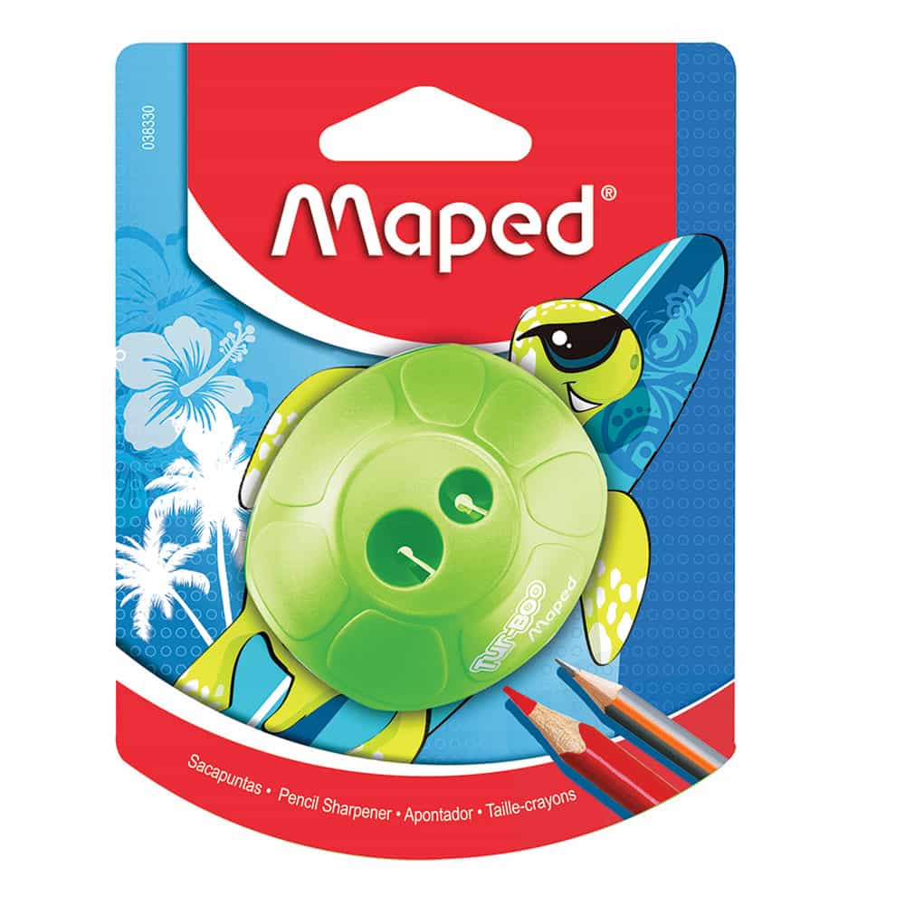 Sacapuntas de Plástico con Depósito Tur-Boo Blíster Maped