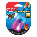Sacapuntas de Plástico con Depósito Color Peps Blíster Maped