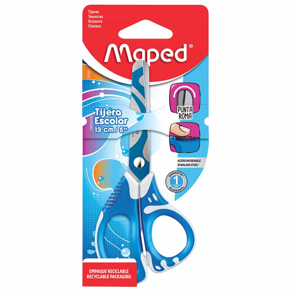 Tijera Escolar Zenoa 5" Blíster Maped