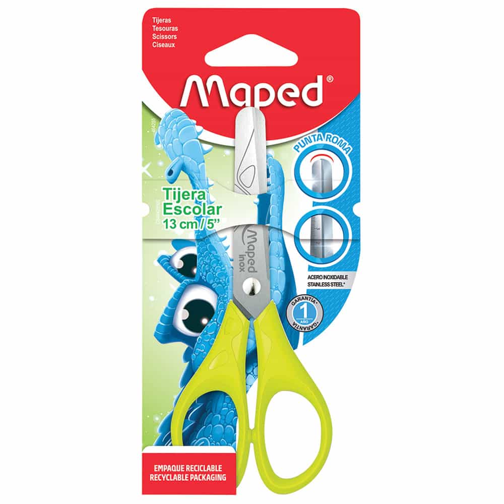 Tijera Escolar de 5" Blíster Essentials Maped