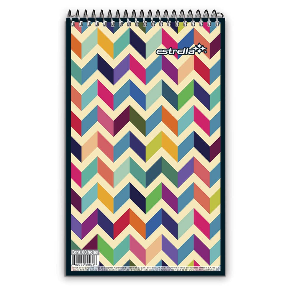 Block Taquigrafía con 80 Hojas Chico Estrella