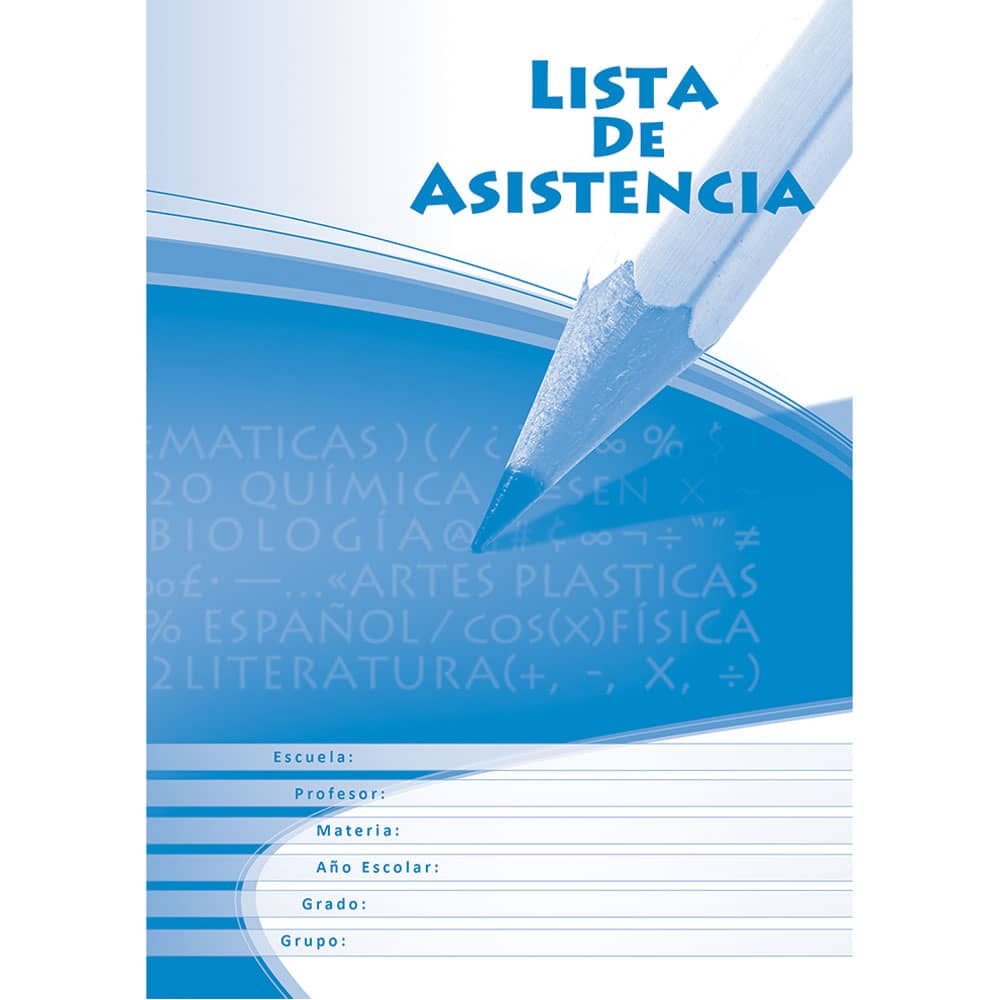 Libreta Lista Asistencia Y Puntualidad Bob