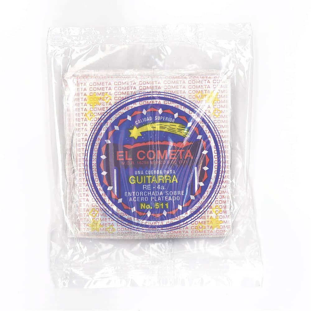 Cuerda para Guitarra con Borla Entorchada Acero 4A con 12 Piezas Cometa