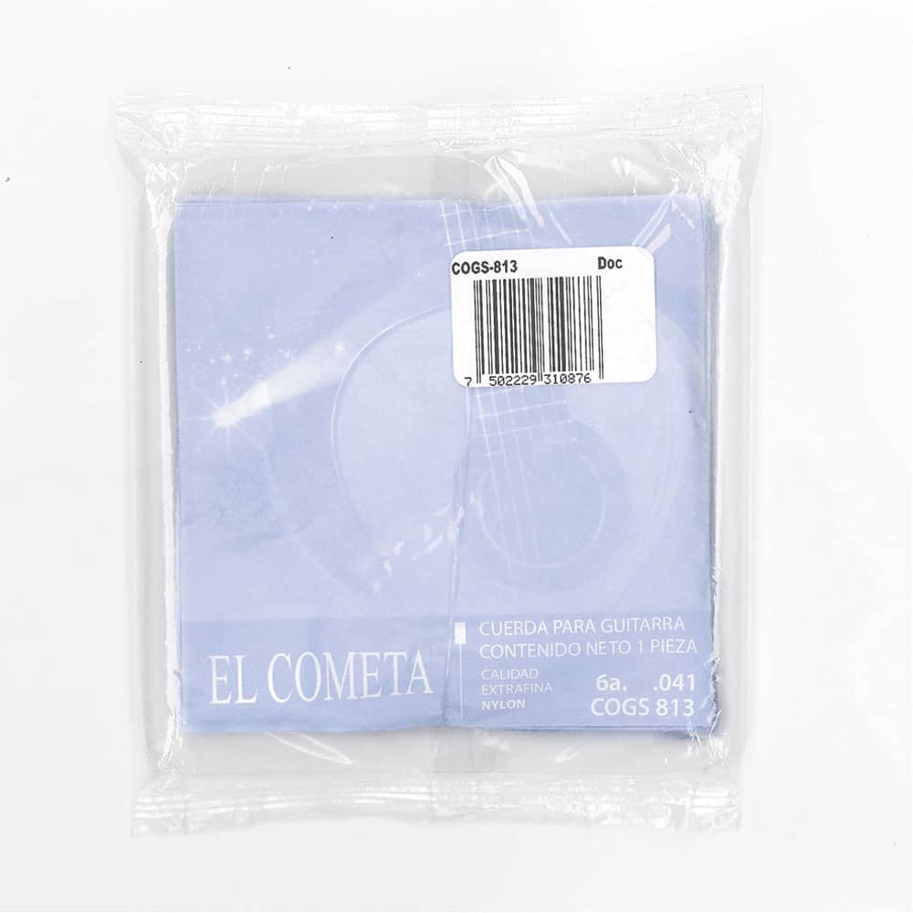 Cuerda para Guitarra con Borla Entorchada Nylon 6A con 12 Piezas Cometa