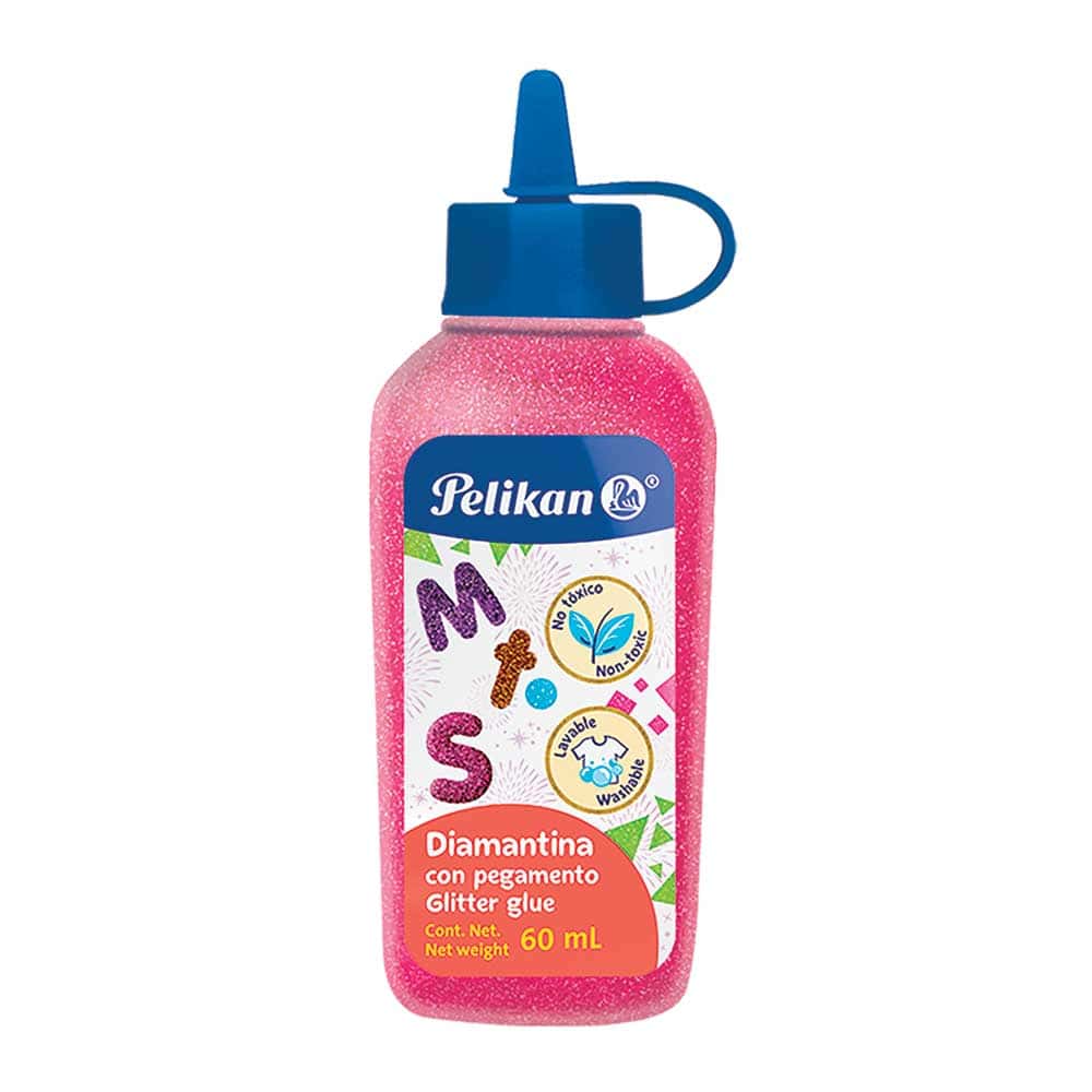 Pegamento Diamantina 60 ml Fuscia Pelikan