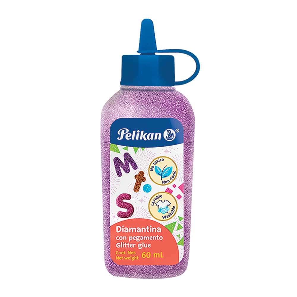 Pegamento Diamantina 60 ml Lila Pelikan