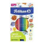Lápices de Colores Largos Redondos de 4 mm Caja con 36 Piezas Pelikan 30330302