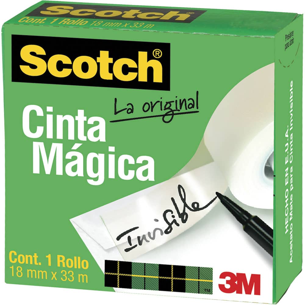 Cinta Adhesiva Mágica 810 de .18 x 33 m Scotch