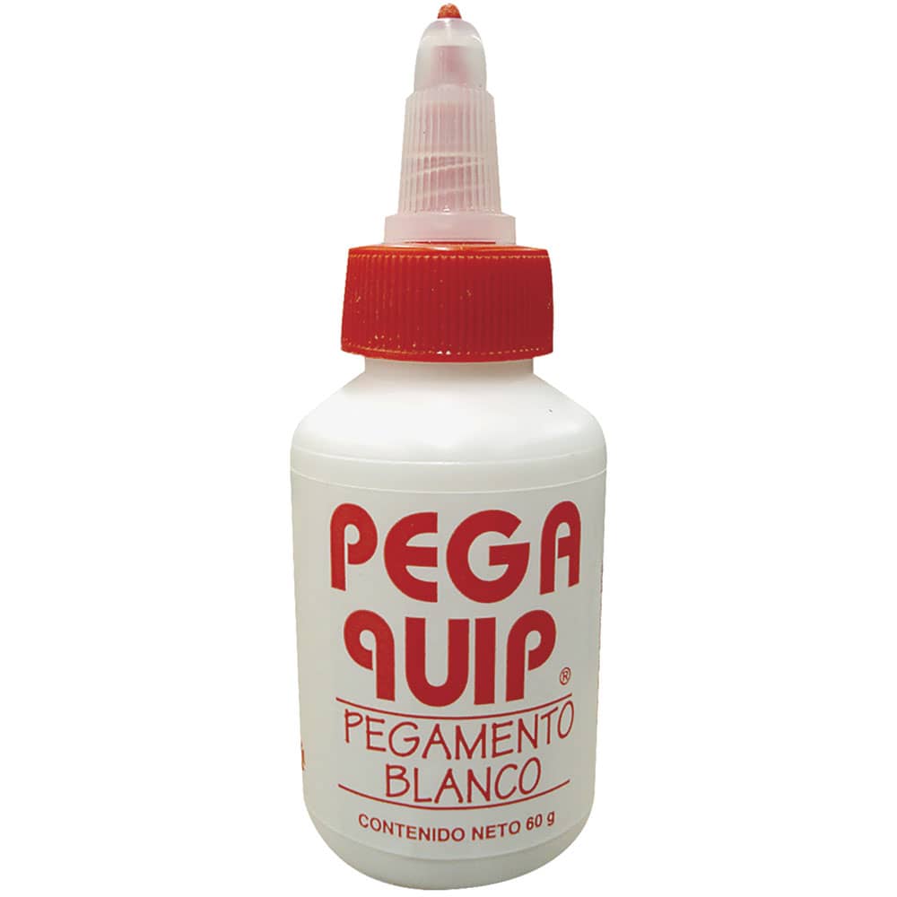 Pegamento Blanco con 60 g con 25 Piezas Pegaquip