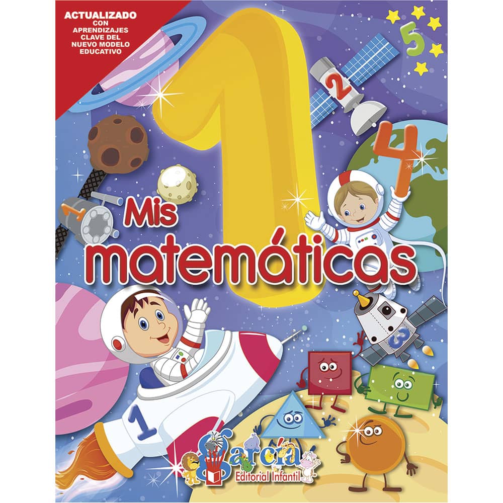 Libro Mis Matemáticas Preescolar 1 Editorial García