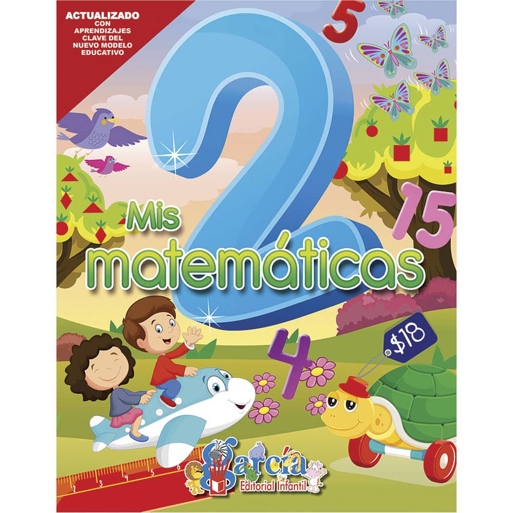 Libro Mis Matemáticas Preescolar 2 Editorial García