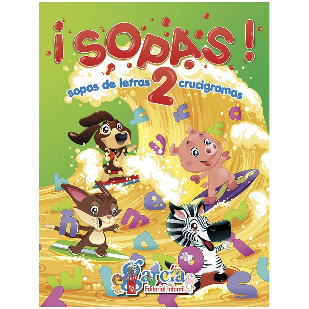 Libro de Actividades Sopa de Letras 2 Editorial García