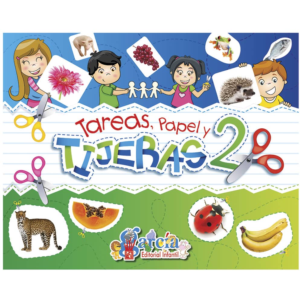 Libro de Tareas, Papel y Tijeras 2 Editorial García