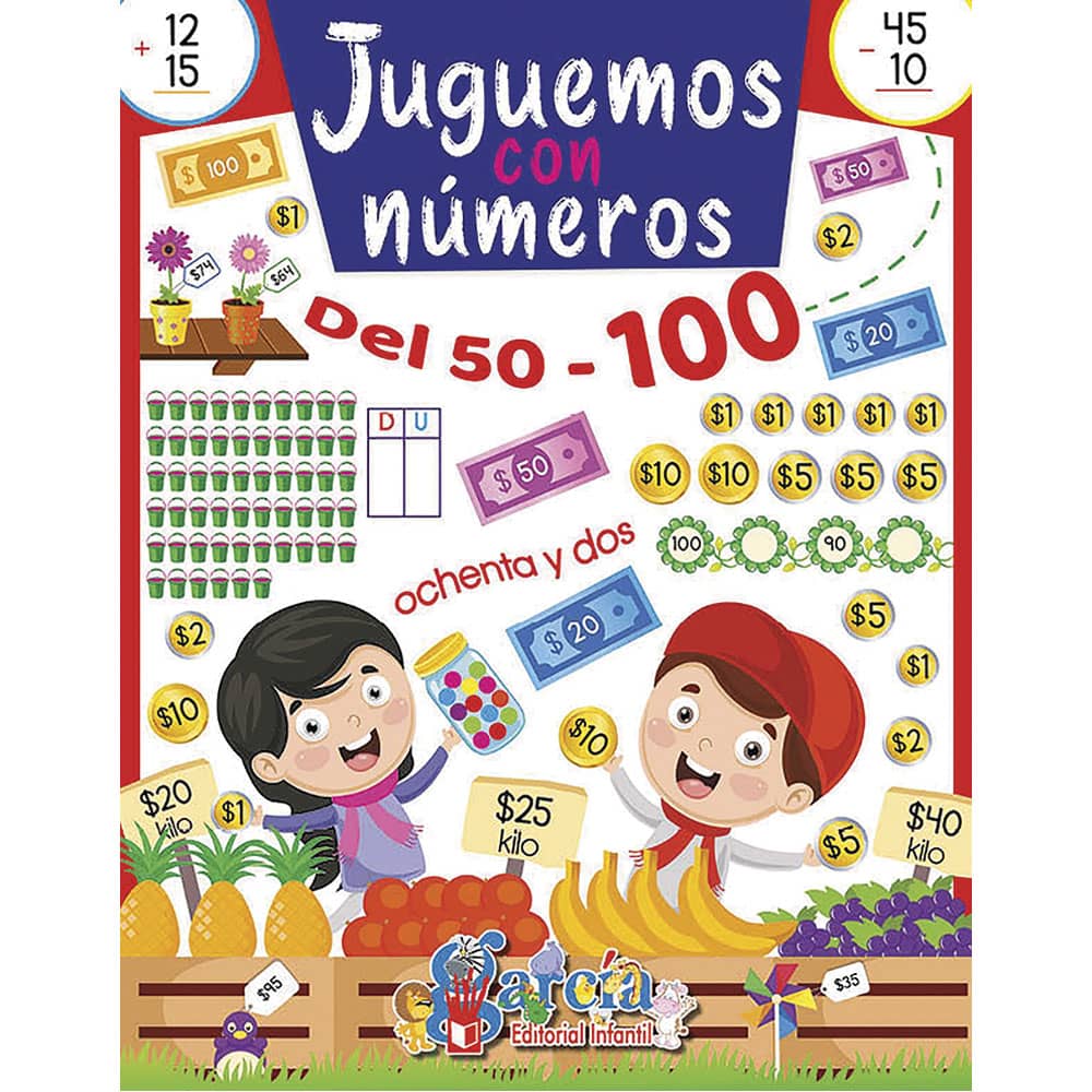 Libro de Números del 50 al 100 Editorial García