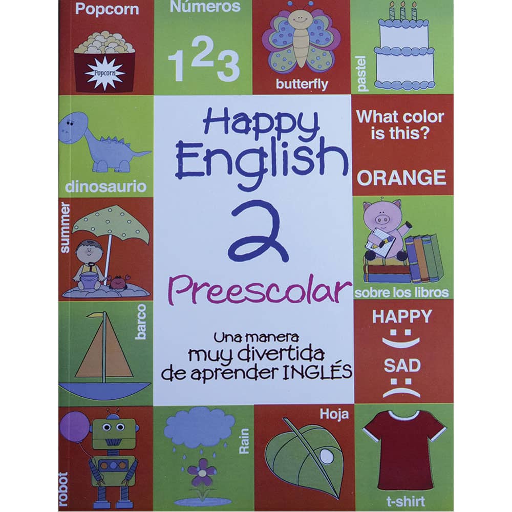 Libro Ejercicios Happy English 2 Editorial Época