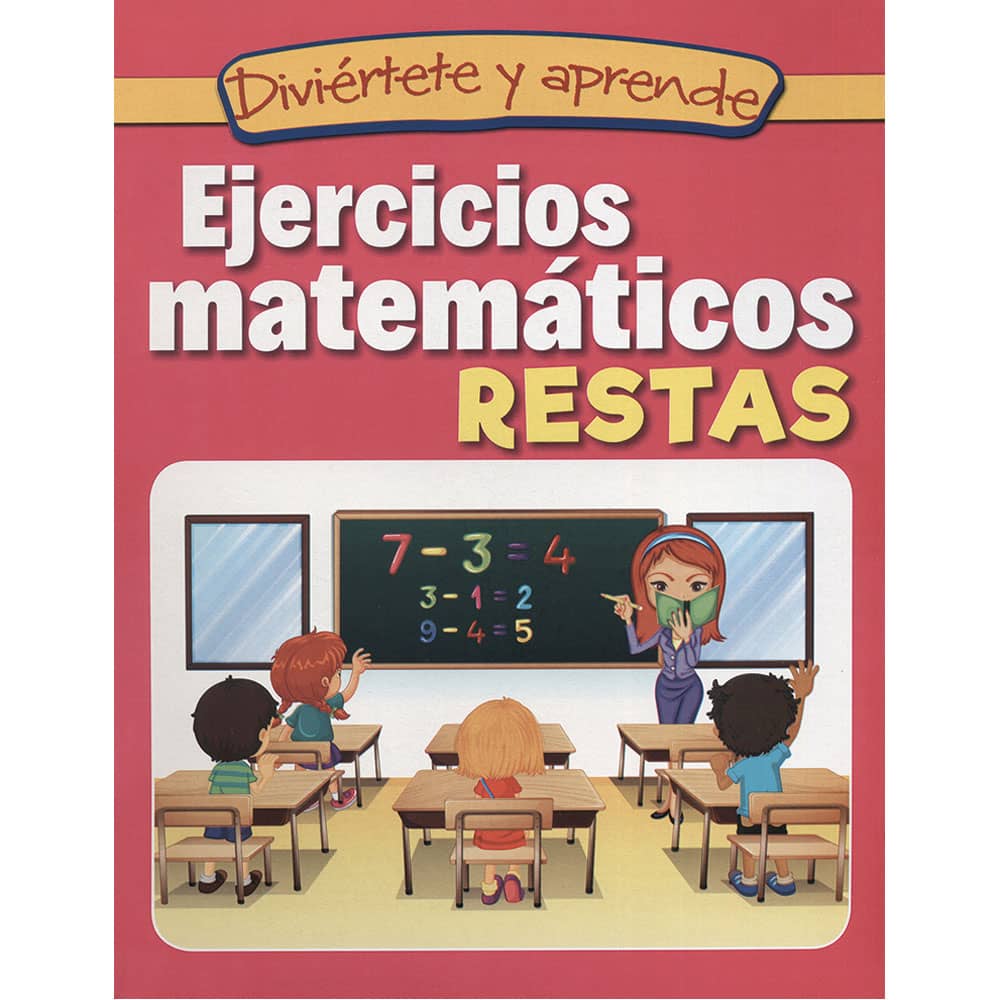 Libro de Ejercicios Matemáticas de Restas Editorial Época