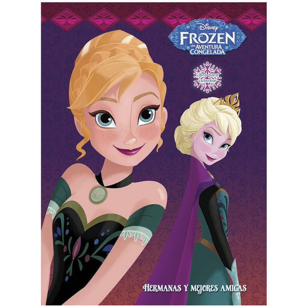 Libro para Iluminar Frozen con 80 Páginas Editorial Great Moments