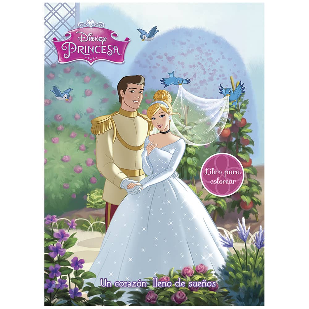Libro para Iluminar Princesas con 192 Páginas Editorial Great Moments