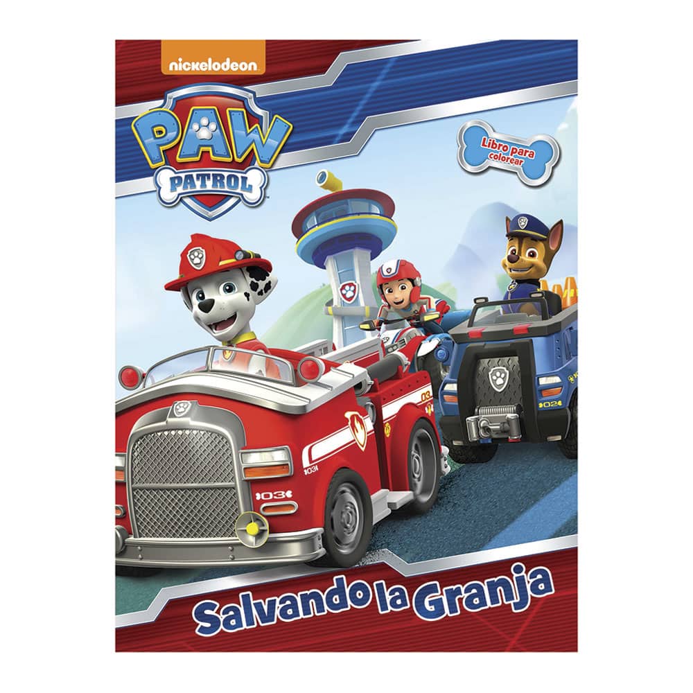 Libro para Iluminar Paw Patrol con 80 Páginas Editorial Great Moments