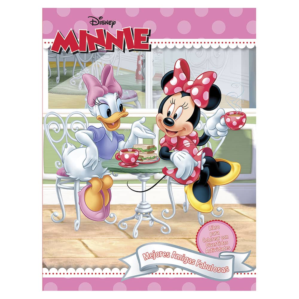 Libro para Iluminar Minnie Mouse con 80 Páginas Editorial Great Moments