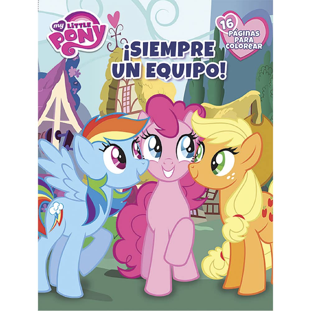 Libro para Iluminar My Little Pony con 16 Páginas Editorial Great Moments