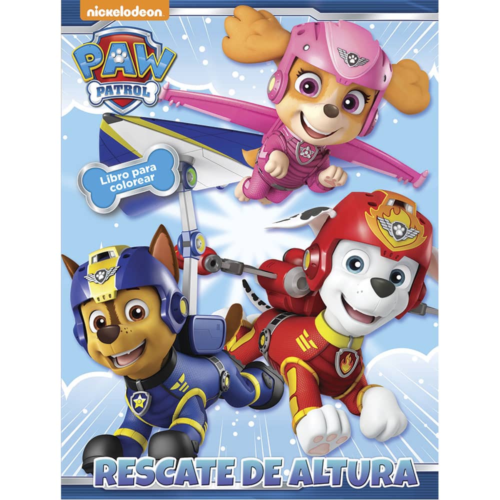 Libro para Iluminar Paw Patrol con 192 Páginas Editorial Great Moments
