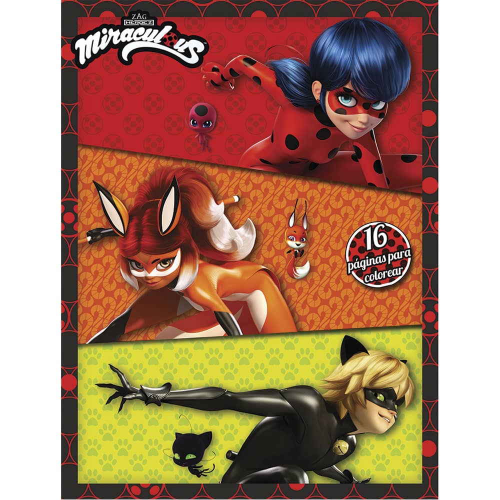 Libro para Iluminar Lady Bug con 16 Paginas Editorial Great Moments