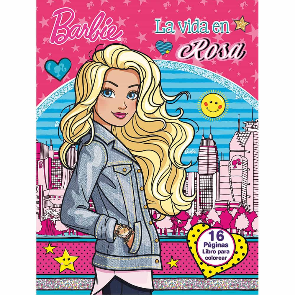 Libro para Iluminar barbie de 16 Páginas Great Moments LC16BR