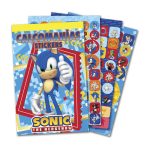Calcomania (Sticker) Block con 6 Hojas Sonic Granmark
