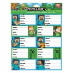 Calcomania (Sticker) para Materias Blíster con 20 Stickers Minecarft Granmark 126-0450