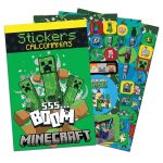 Calcomania (Sticker) Block con 6 Hojas Minecraft Granmark 152-0450
