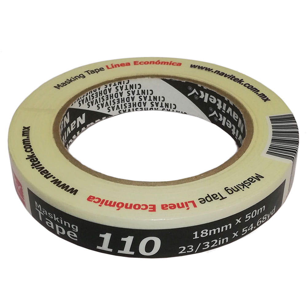 Cinta Masking Tape 110 de 18 cm x 50 mts Navitek 811018050