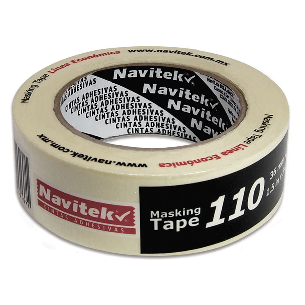 Cinta Masking Tape 110 de 36 mm x 50 mts Navitek 811036050