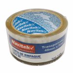 Cinta Adhesiva Transparente para Empaque de .48 x 50 m Navilux