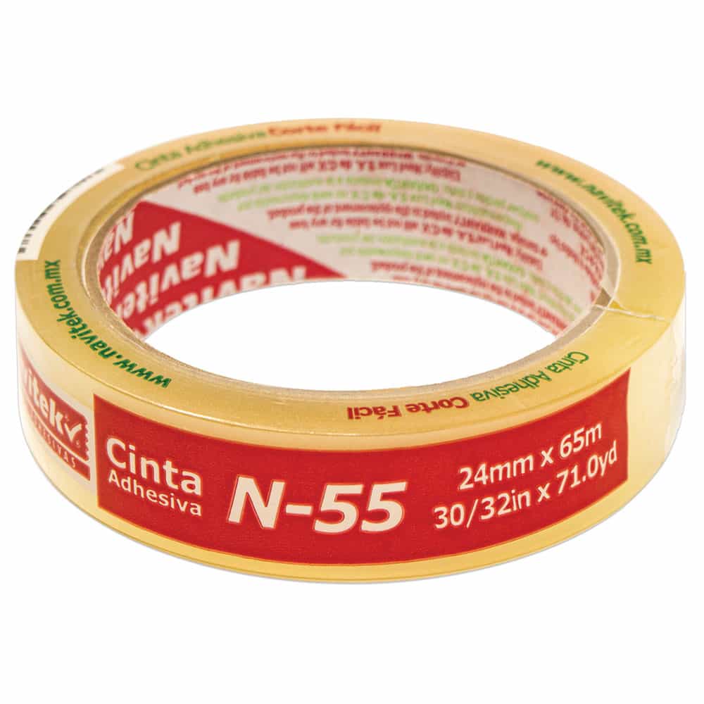 Cinta Adhesiva Transparente N-55 de 24 mm x 65 m Navitek 8055120330
