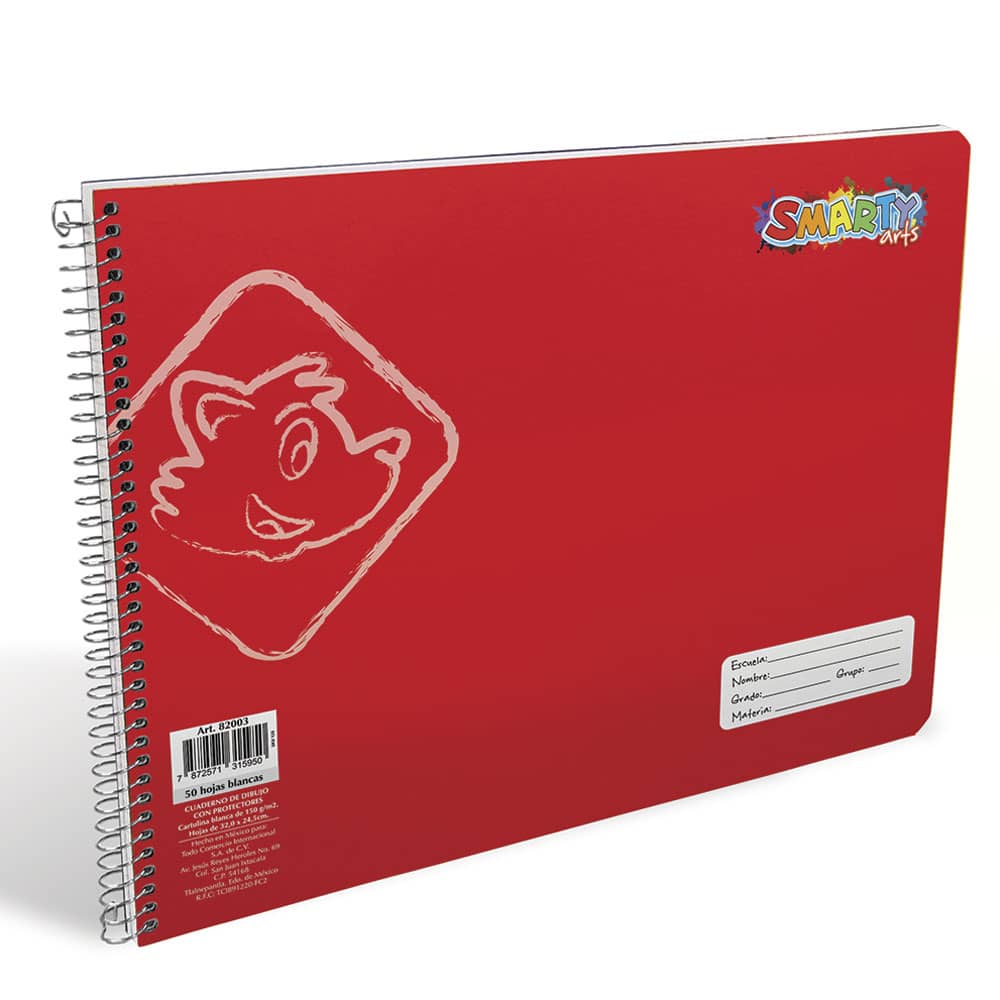 Cuaderno Espiral Aguilucho con 50 Hojas Smarty