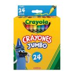 Crayón Escolar Redondo Jumbo Caja con  24 Colores Crayola